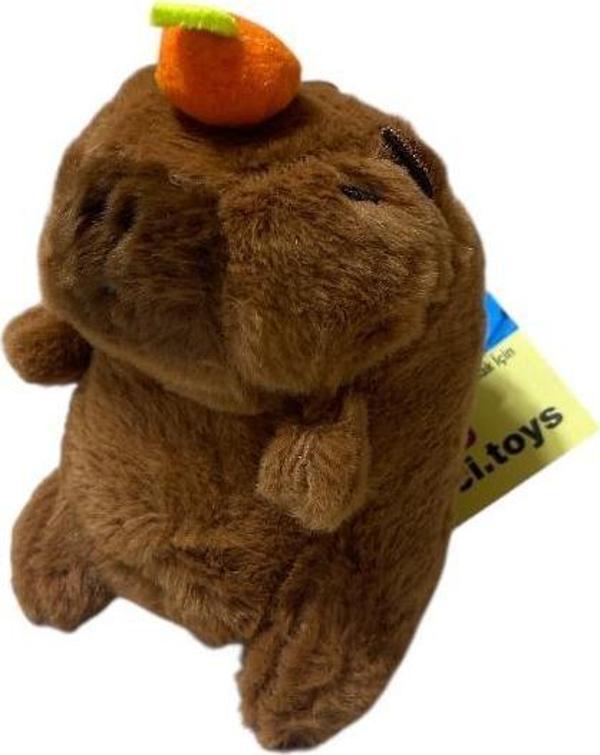 9 cm Sesli Capypara Pelüş Anahtarlık  2688 - Image 1