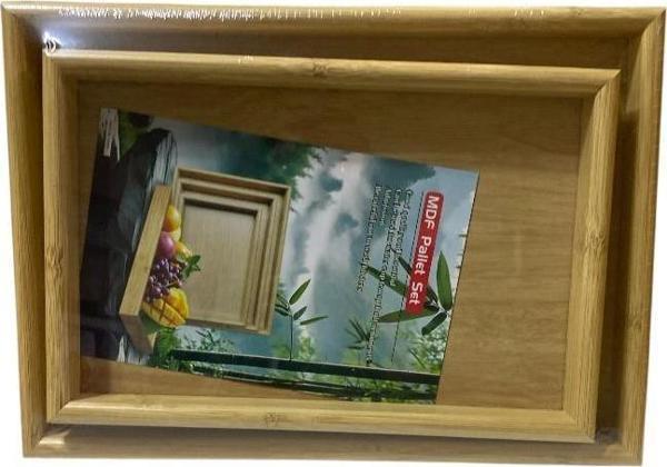 34 cm MdF 2 lİ Servis Tepsisi 4251 - Image 1