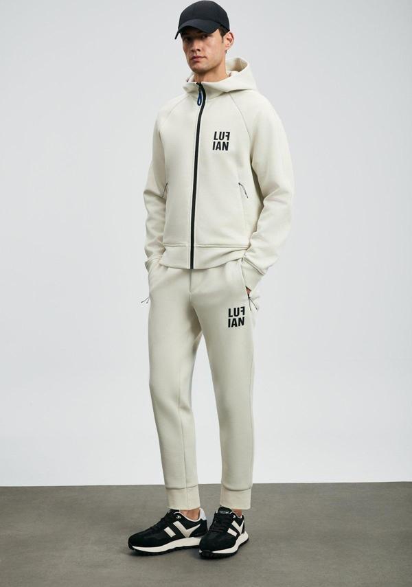 Lufian Erkek Ice Eşofman Üst 112050079 Kırık Beyaz - Image 1