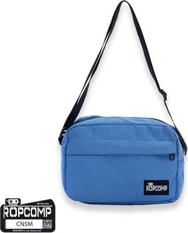 Ropcomp Harici HDD Taşıma Omuz Çantası Eko Geniş – Mavi - Image 1