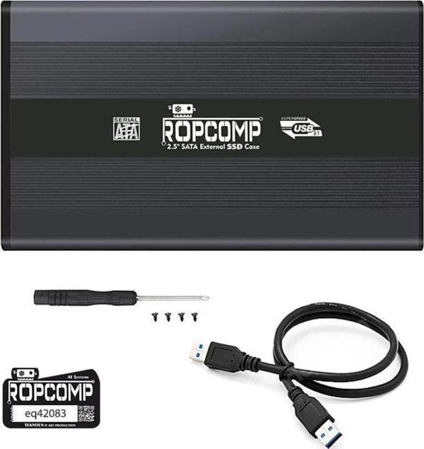 Ropcomp2.5" USB 3.1 Gen1 Sata Harici SSD Kutusu Alüminyum - Image 1
