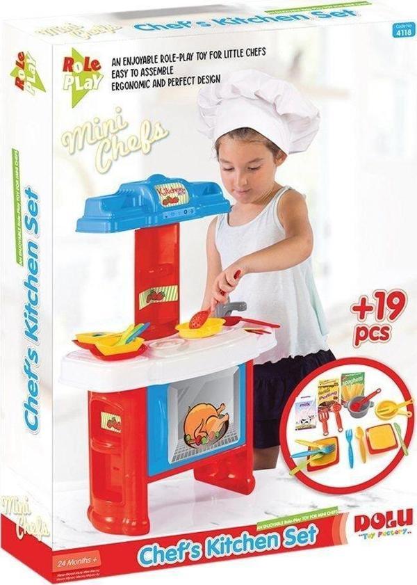 4118  Şefin Mutfak Seti -Dolu - Image 1