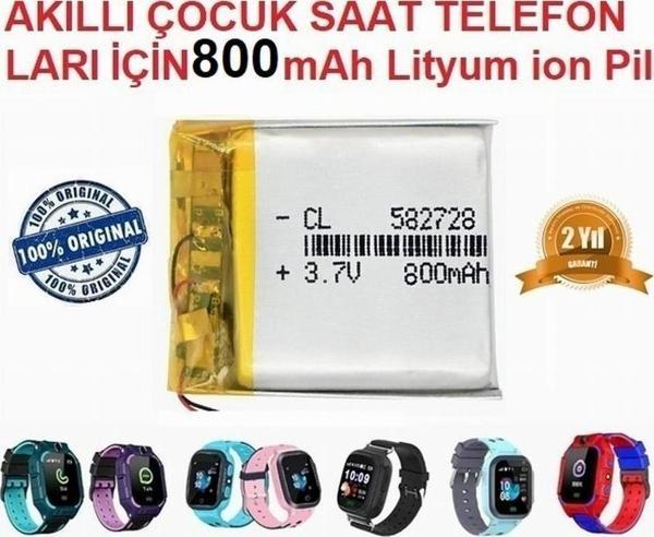 800 Mah Wikys Q528 Akıllı Çocuk Saat Telefon Batarya Pil 3.7v 800mah 582728 - Image 1