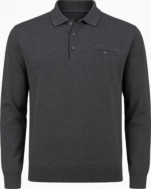 Simenti Büyük Beden Erkek Polo Yaka Selanik Kazak - 7416 - Image 1