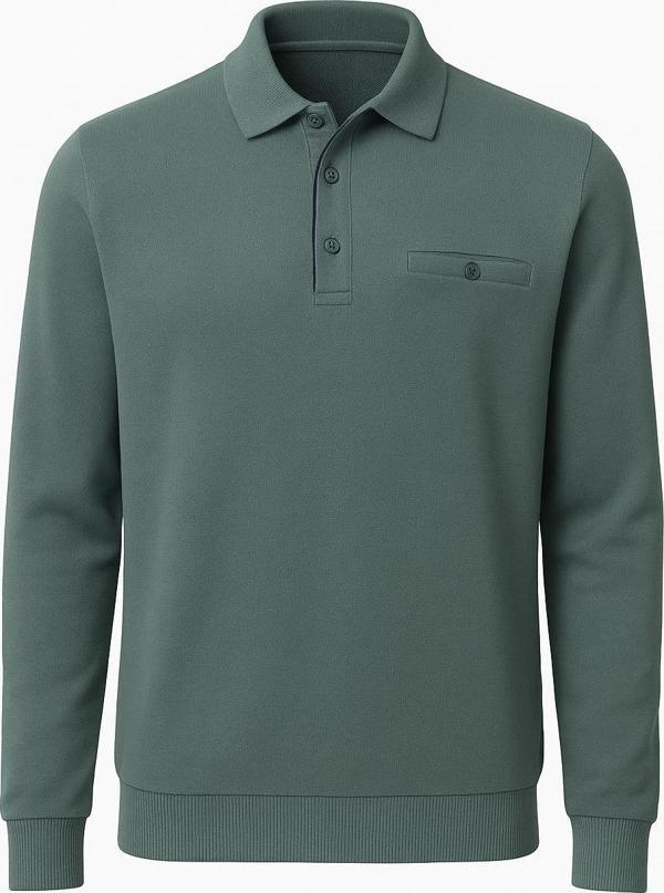 Simenti Büyük Beden Erkek Polo Yaka Selanik Kazak - 7415 - Image 1