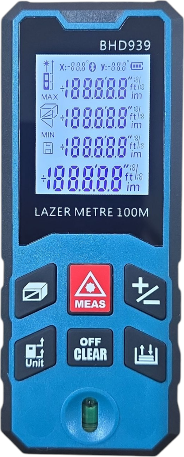 Fixonic B.H.D. BHD939 100 Metre Lazer Mesafe Ölçer/Lazer Metre - Image 1