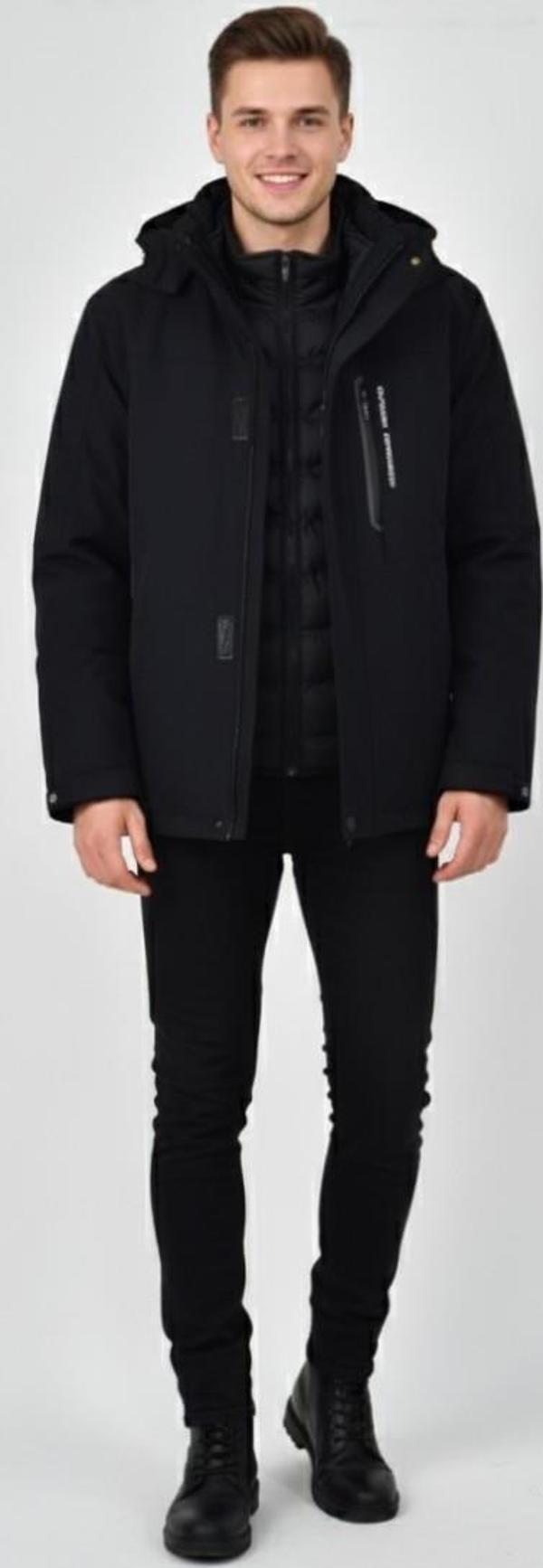 Erkek Kapüşonlu Spor Mont 2 Parça Regular Fit 3361 BGL-ST04901 - Image 1