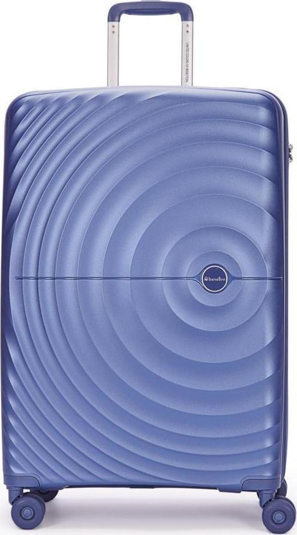 Benetton Trolley Valiz Mavi Büyük Boy 14BNT8002-01-M - Image 1