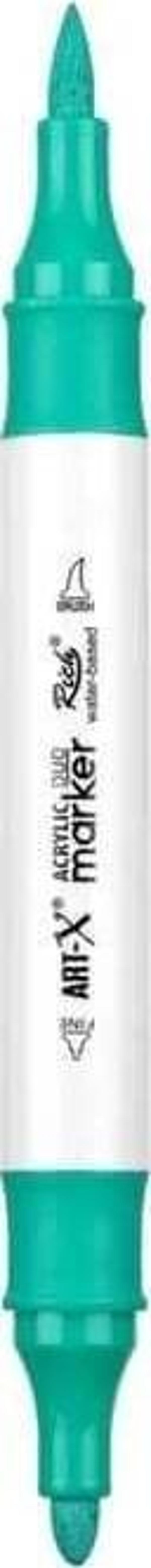 Supertrend Acrylic Duo Marker Çift Uçlu Su Bazlı Boyama Markörü No:34 Açık Turkuaz Yeşil - Image 1