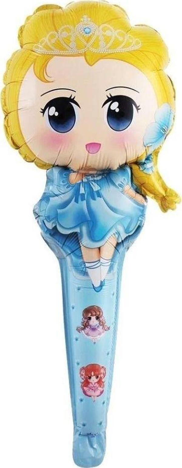 Prenses Saplı Folyo Balon 1 Adet - Image 1