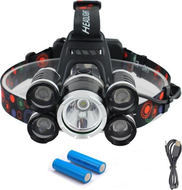 MİGHTY ŞARJLI 5 LED 18000 LÜMEN KAFA LAMBASI - Image 1