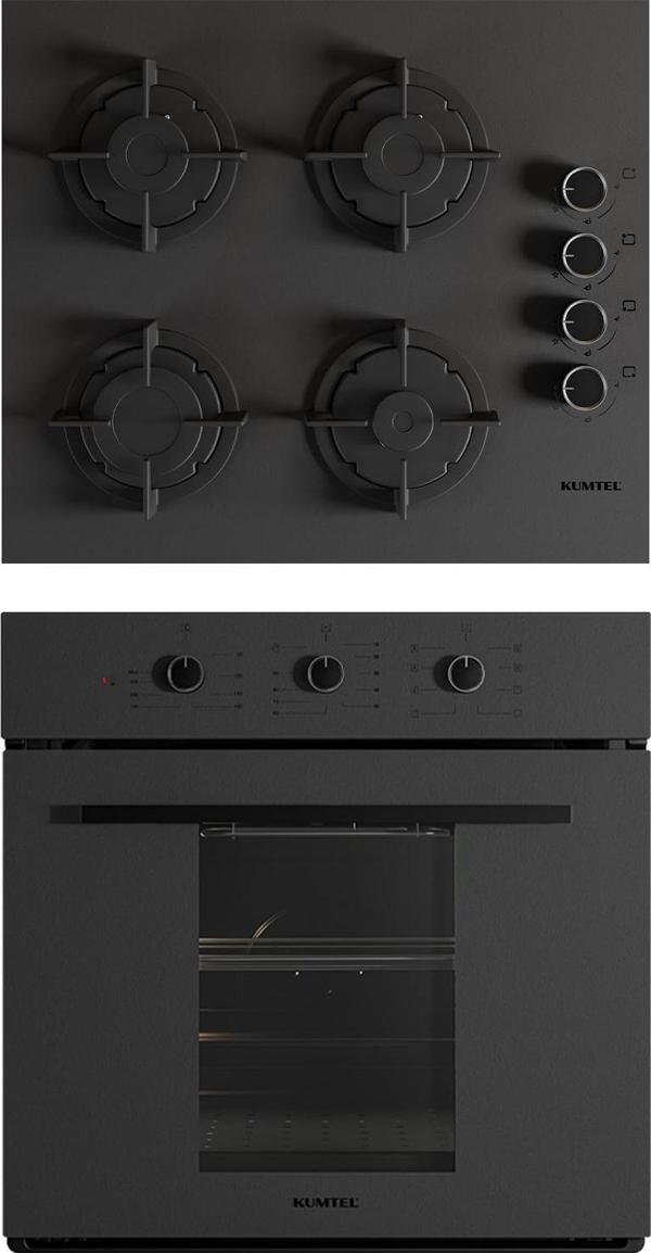 2'li Magic Cam Ankastre Set (Fırın-Ocak) - Image 1