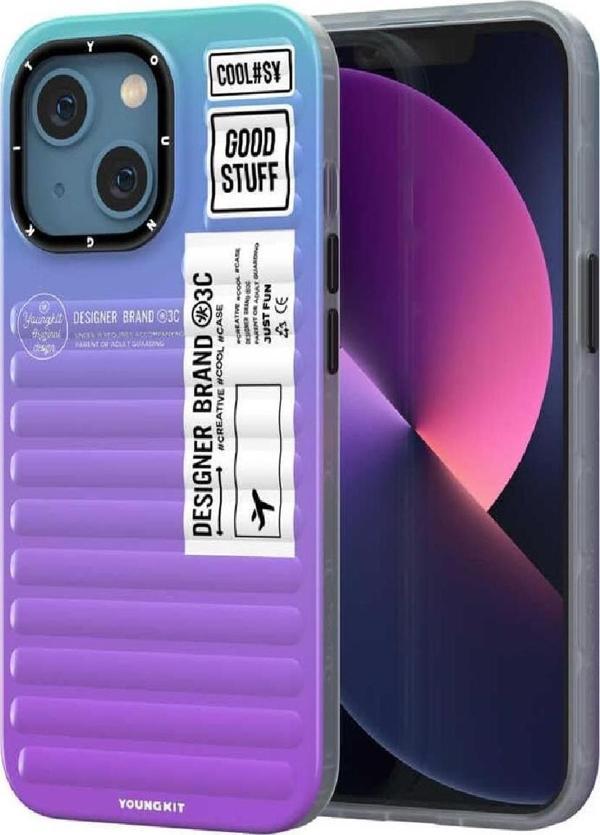 Mavi ve Mor Koruyucu Kılıf iPhone 11 için, Şık Tasarım, Çift Kamera Korumalı - Image 1