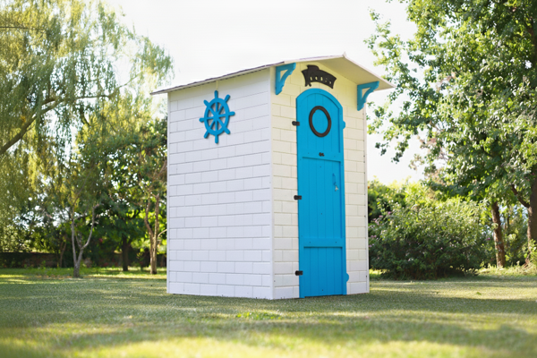 MANDU Ahşap Soyunma Kabini XL MAVİ - Image 1