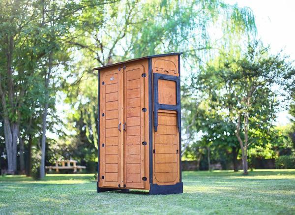 “MANDU” Ahşap Slim Maxi Depolama Dolabı - Image 1