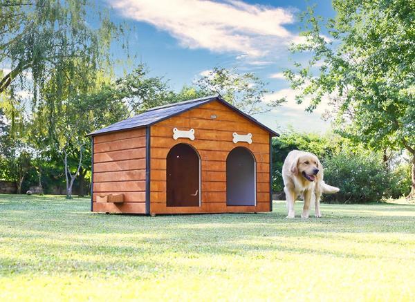 MANDU Isı Yalıtımlı 2 Bölmeli Köpek Kulübesi - Image 1