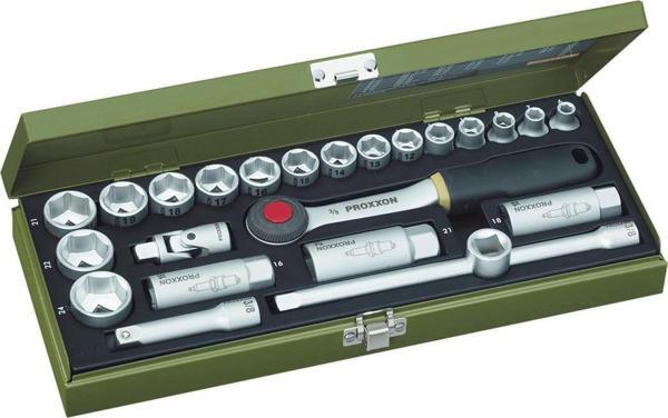 Proxxon 23110 3/8" Cırcır Kollu Lokma Takımı 24 Parça - Image 1