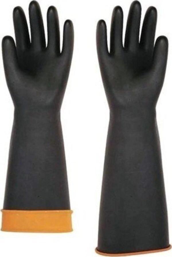 Kauçuk Eldiven 60cm tırtıklı no 10 - Image 1
