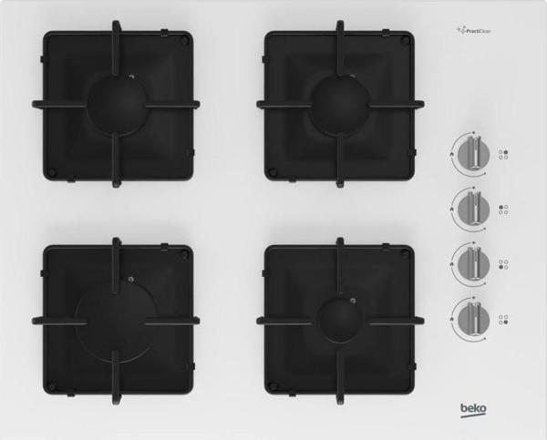 Beko BOCD K 6510 EB Beyaz Cam Ankastre Ocak - Image 1