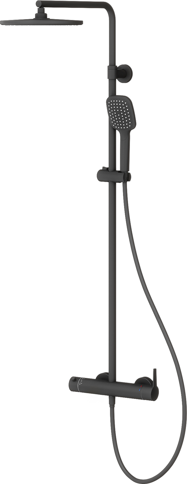 Estella Mix 2 Yönlü Duş Kolonu-Siyah - Image 1