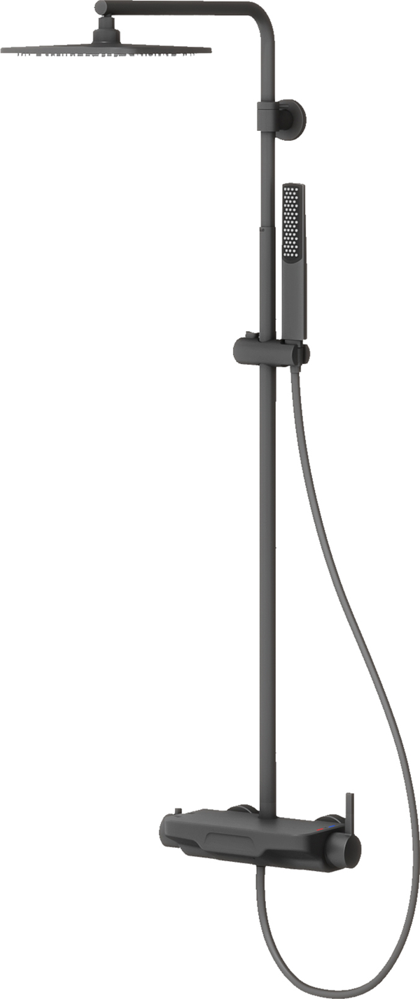 Perla Mix 3 Yönlü Duş Kolonu-Siyah - Image 1