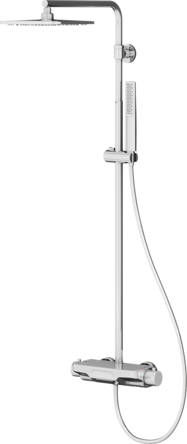Perla Termostatik 3 Yönlü Duş Kolonu-Krom - Image 1