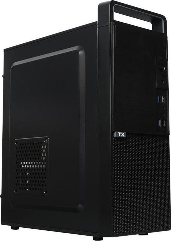 Tx K10 2x Usb3.0, 2x Usb 2.0, 12CM Egzoz Fanlı Atx Siyah Kasa (TXCHK10) - Image 1