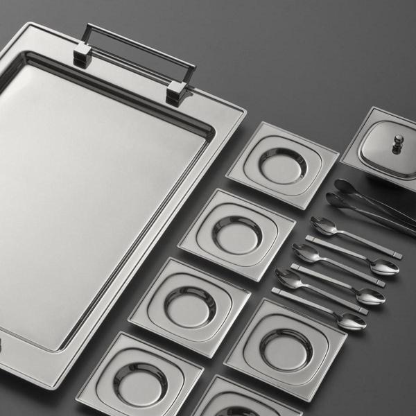 Pluto 16 Parça 6 Kişilik Çelik Çay Seti - Image 1