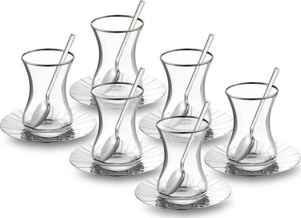 Sedna 18 Parça Çelik Çay Seti - Image 1