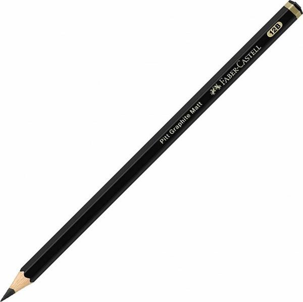 Faber-Castell Pitt Graphite Matt Dereceli Kalem 12B - Image 1