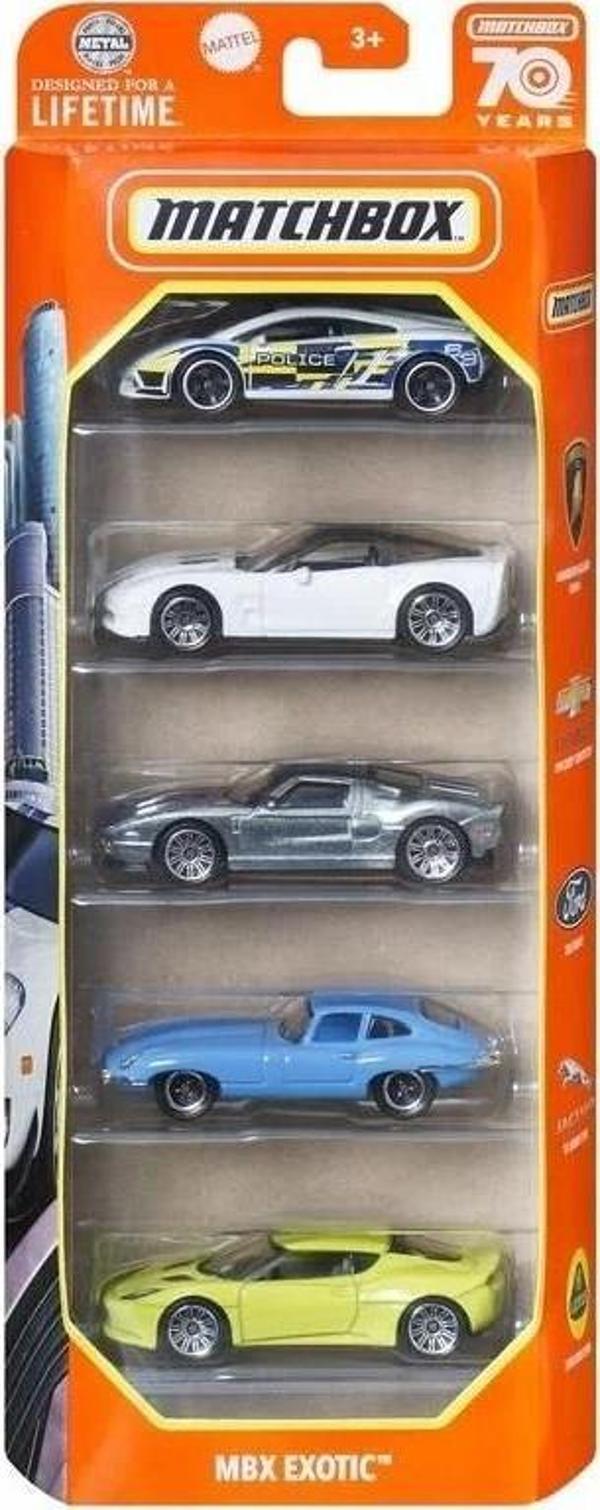 Matchbox Metal Beşli Araba Seti MBX EXOTIC C1817-HCJ01 - Image 1