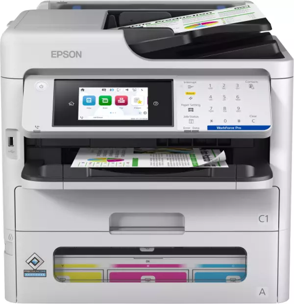 Epson WorkForce Pro WF-EM-C800RDWTF (C11CK19402) Wi-Fi Tarama + Fotokopi + Faks Renkli Çok Fonksiyonlu Inkjet Yazıcı - Image 1
