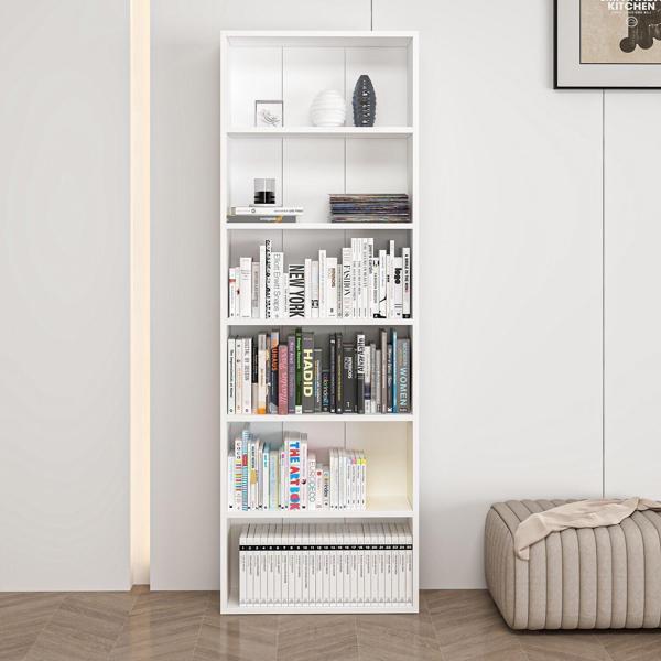 Adel 5 Raflı Kitaplık - Beyaz - Image 1