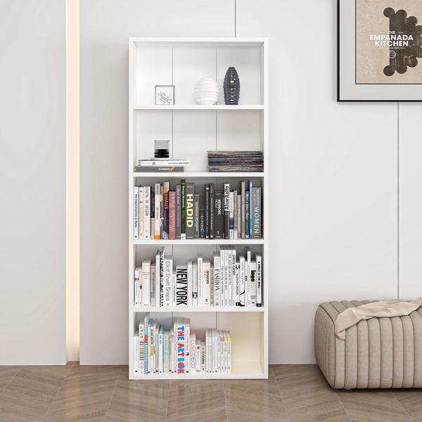 Adel 4 Raflı Kitaplık - Beyaz - Image 1