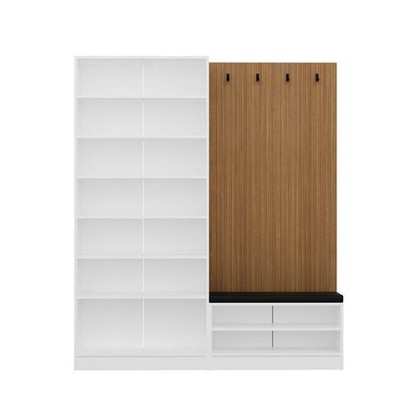 Kale Dekor Panel 2 Bölme Raf Portmanto+Ayk Mind Byz 2 Kapaksız - Image 1