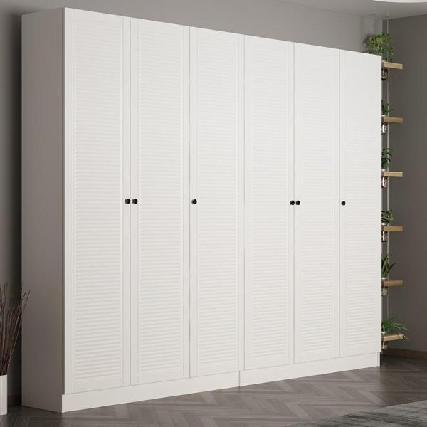 Minar Kale 210 Cm 6 Kapaklı 2B Raf Portmanto Byz Mbr Panjur Byz - Image 1