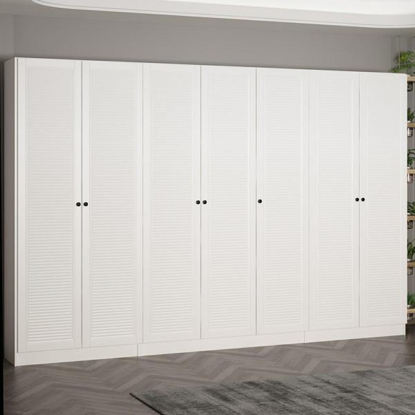 Minar Kale 210 Cm 7 Kapaklı 5B Raf Portmanto Byz Mbr Panjur Byz - Image 1