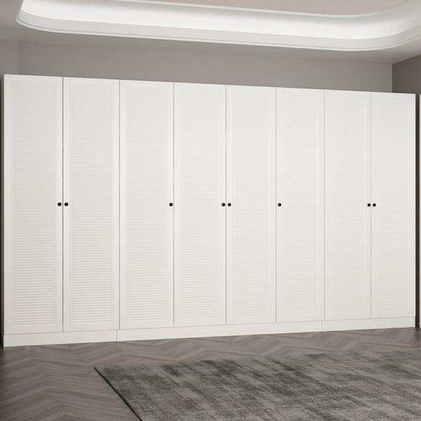 Minar Kale 210 Cm 8 Kapaklı 6B Raf Portmanto Byz Mbr Panjur Byz - Image 1