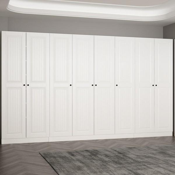 Minar Kale 210 Cm 8 Kapaklı 6B Raf Portmanto Byz Mbr İlkbahar Byz - Image 1