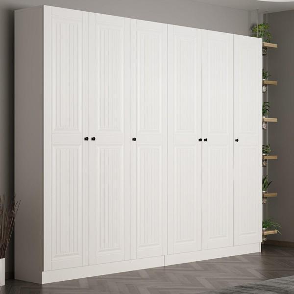 Minar Kale 210 Cm 6 Kapaklı 2B Raf Portmanto Byz Mbr İlkbahar Byz - Image 1