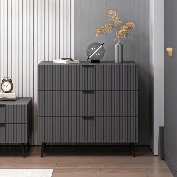 Minar Kale Şifonyer Plus Antrasit/Antrasit - Image 1