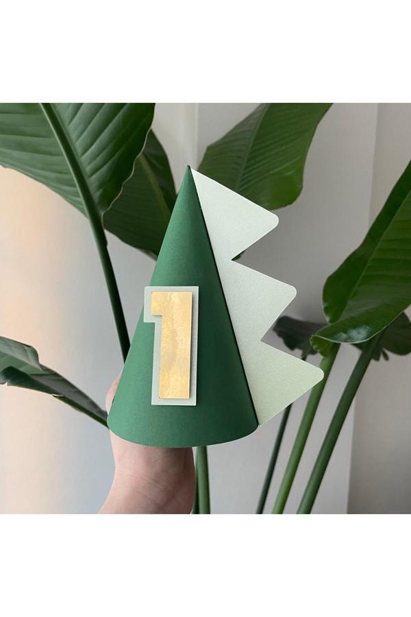 Wenuca Party Shop Dinazor Konsept Yarım Yaş Kukuleta Parti Şapkası - Image 1