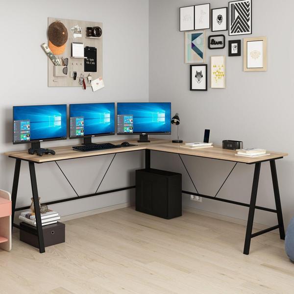 Team L Köşe Çalışma Masası - Dore - Image 1