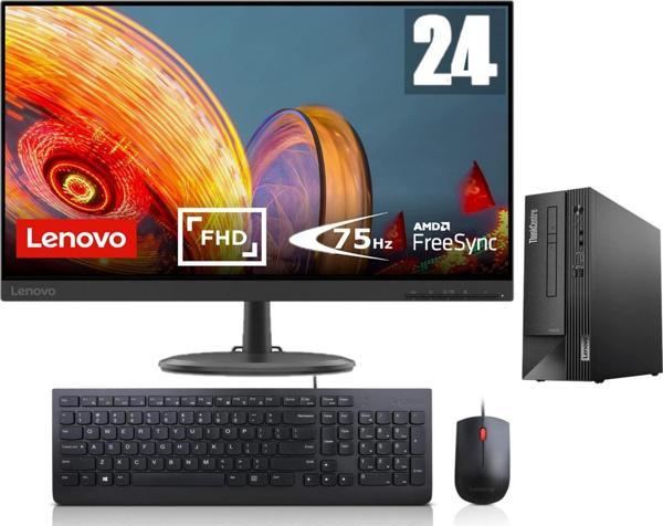 Lenovo Thınkcentre Neo 50S Sff Intel Core I5 12400 64GB 256GB M.2 Nvme SSD 23.8"monitör Freedos Masaüstü Bilgisiyar SFFN11T00014TX13 + Zetta USB Bellek - Image 1