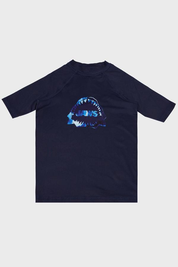 Slipstop Lewis Baskılı Uv Korumalı Kısa Kollu Mayo Erkek Çocuk T Shirt ST2532100000 LACİVERT - Image 1