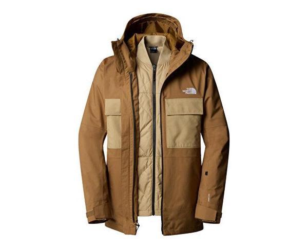The North Face M Fourbarrel Triclimate Jacket Erkek Outdoor Kayak Montu NF0A7WYFWK21 Kahverengi - Image 1