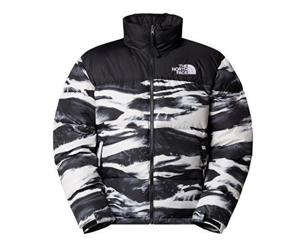 The North Face M 1996 Retro Nuptse Jacket -Print Erkek Outdoor Montu (700 Dolgu Kaz Tüyü) NF0A8D16DJI1 Siyah - Image 1