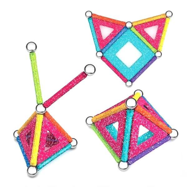 BFS   Geomag Glitter Manyetik Zeka Oyunu 22 Parça - Image 1