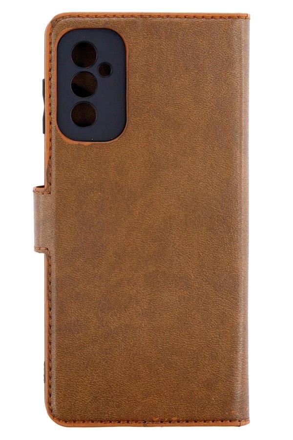 Samsung Galaxy M52 5G Kılıf Trend S Plus Kapaklı Kılıf - Taba-(5796) - Image 1