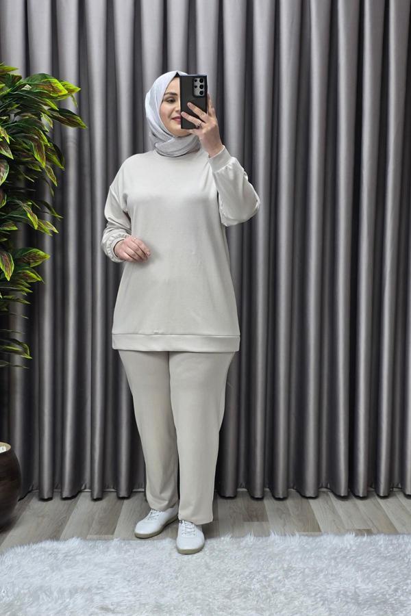 Kadın Giyim Büyük Beden Spor İkili Takım  - Image 1